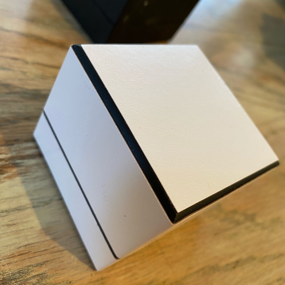 Chanel ring boxes, interlocking white/black, auth.